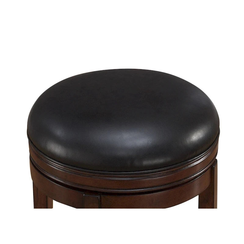 Tabouret de bar pivotant extra haut de 34 pouces en noyer