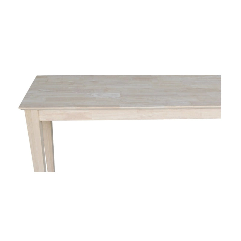 183 cm breiter Konsolentisch im Shaker-Stil aus Massivholz mit Metzgerblock-Tischplatte