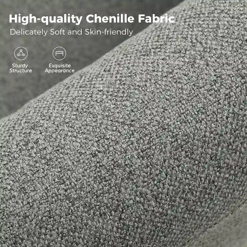 Modern 360° Swivel Accent Chair with Removable Slipcover