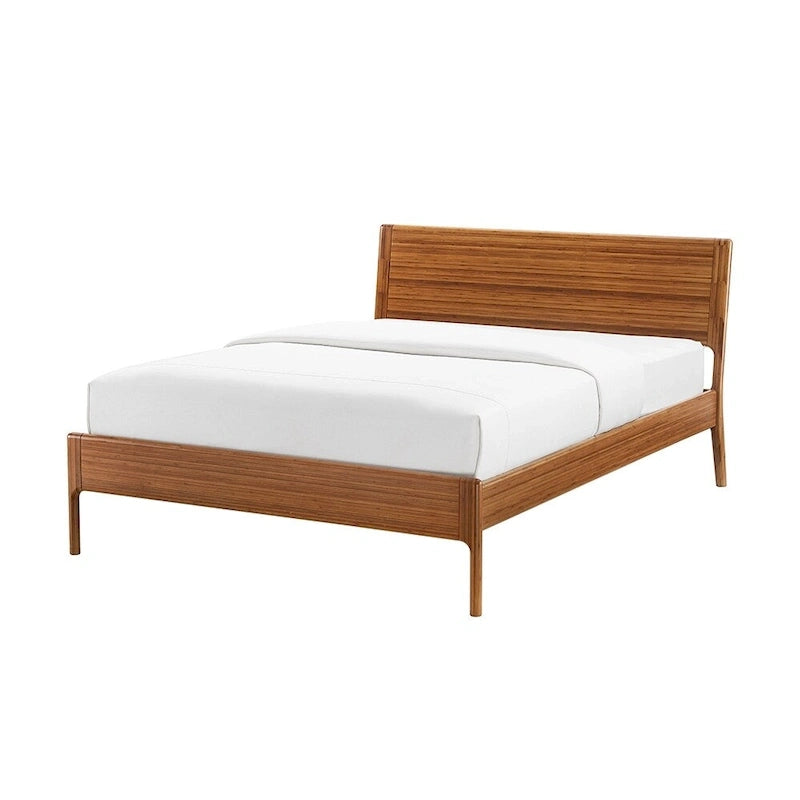 Letto con piattaforma imbottito e testiera trapuntata – Tonalità rame, Queen/King/Cal King