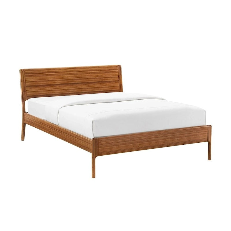 Letto con piattaforma imbottito e testiera trapuntata – Tonalità rame, Queen/King/Cal King