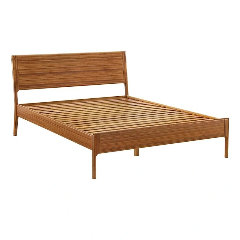 Letto con piattaforma imbottito e testiera trapuntata – Tonalità rame, Queen/King/Cal King