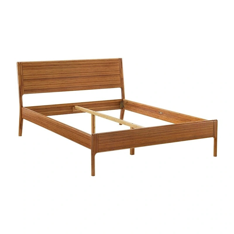 Letto con piattaforma imbottito e testiera trapuntata – Tonalità rame, Queen/King/Cal King